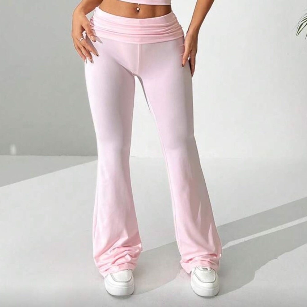 Women’s (small) Pink flared legging/ yoga pants
